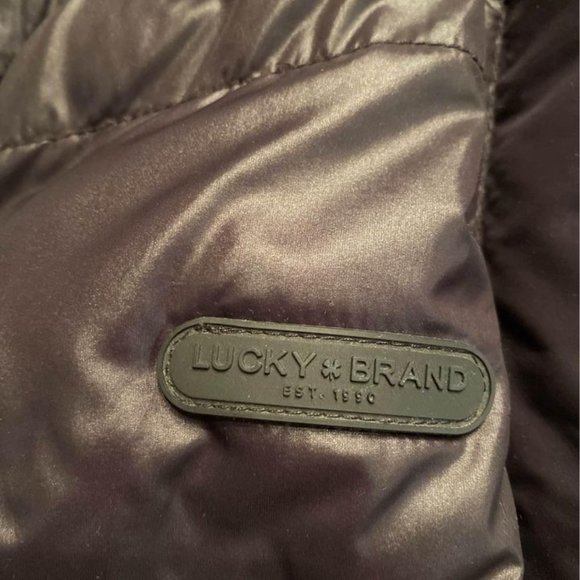 Lucky brand puffer full length parka down filled coat - Picture 5 of 9